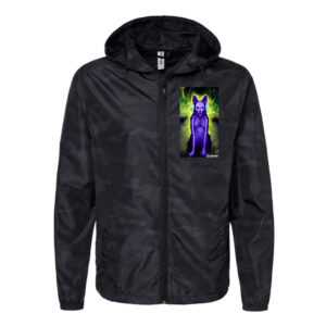 Psychedelic X-Ray - Unisex Lightweight Windbreaker Full-Zip Jacket