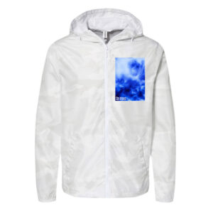 Eon Blue - Unisex Lightweight Windbreaker Full-Zip Jacket