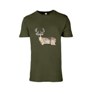 Profile Deer - Unisex Vintage Crewneck Tee
