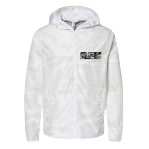 Galactic Monuments - Unisex Lightweight Windbreaker Full-Zip Jacket