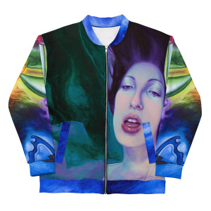 Juxtaposed Art Unisex Bomber Jacket