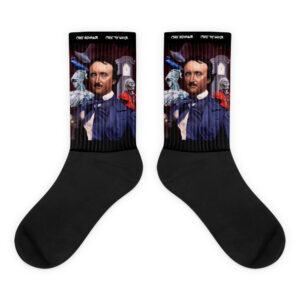 Vestiges of Poe's Macabre Companions - Socks