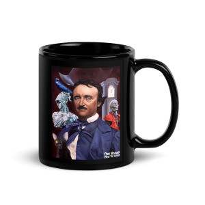 Vestiges of Poe’s Macabre Companions - Black Glossy Mug