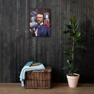 Vestiges of Poe’s Macabre Companions - Canvas Print