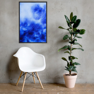 Eon Blue - Framed Poster