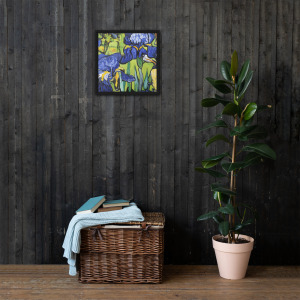 Iris - Framed Canvas