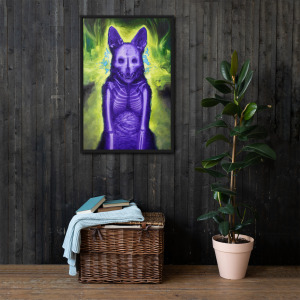 Psychedelic X-Ray - Framed Canvas