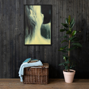 Where the Wormwood Grows - Framed Canvas