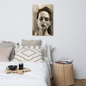Disheveled Beauty - Metal Prints