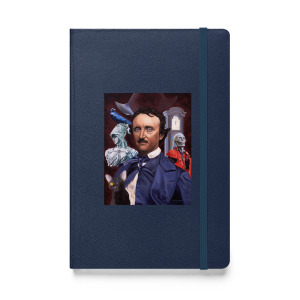 Vestiges of Poe’s Macabre Companions - Hardcover Bound Notebook